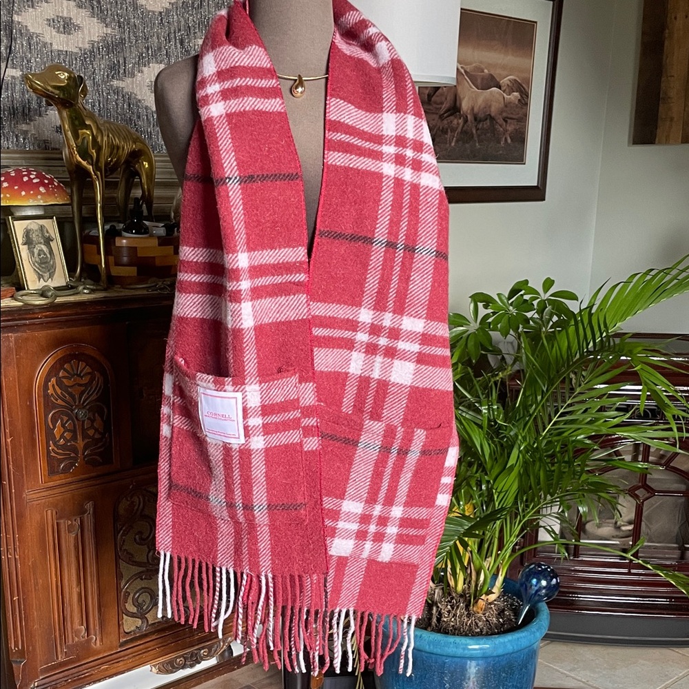 Cornell heritage collection wool scarf
